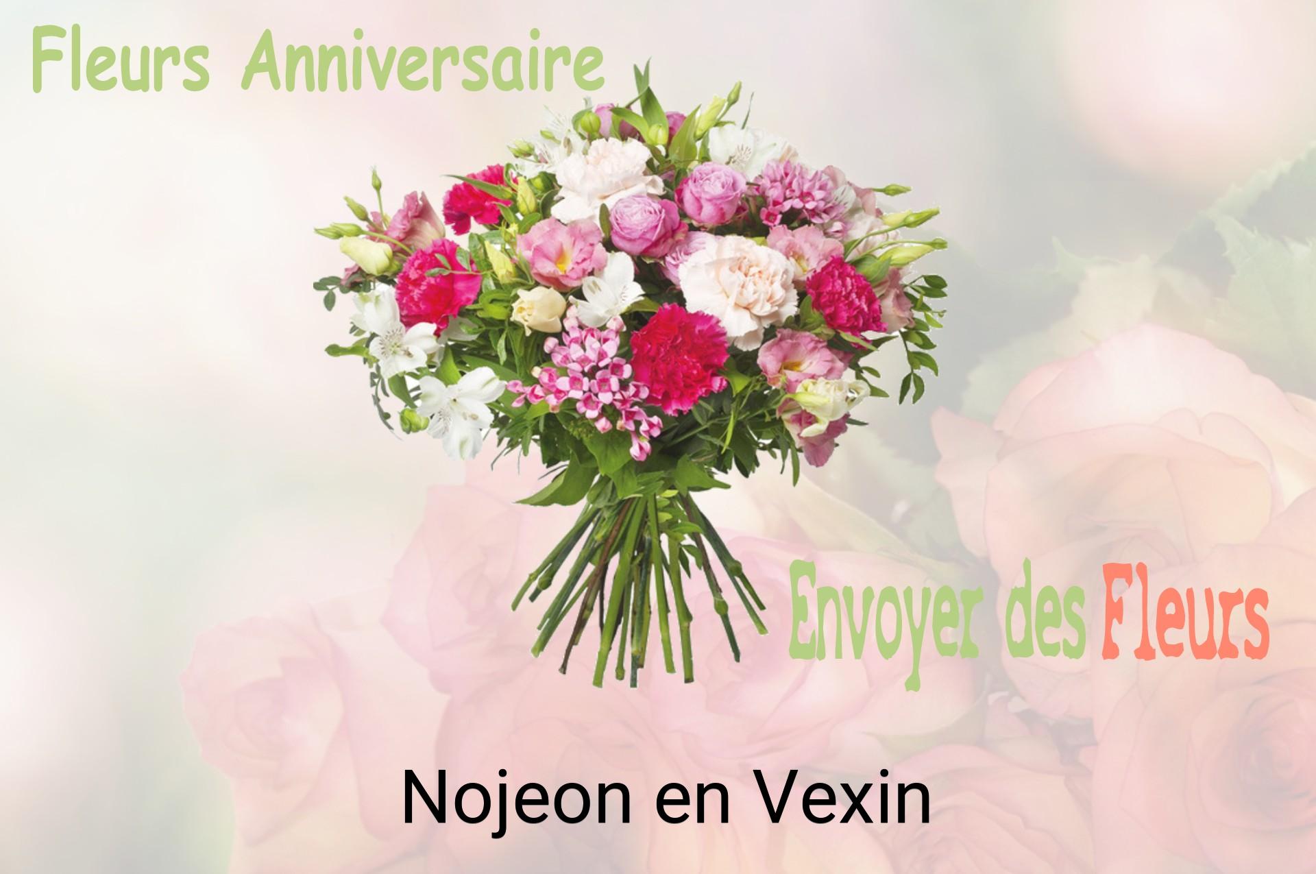 Bouquet de fleurs d’anniversaire livré à Nojeon-en-Vexin