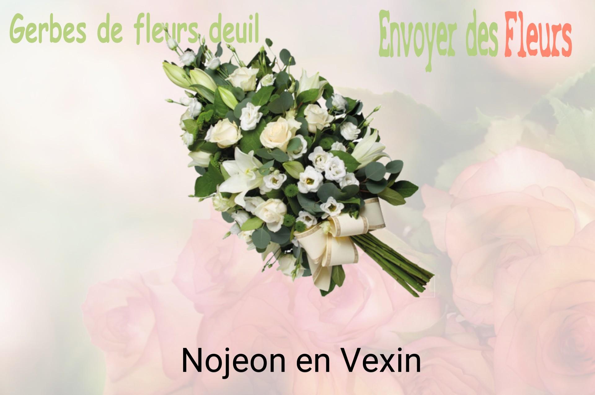 Gerbe de fleurs de deuil livrée à Nojeon-en-Vexin